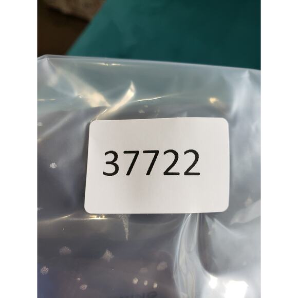 Nike Top Size Medium Womens Black Performance Dri Fit Star Sparkle Print Logo - Picture 8 of 8